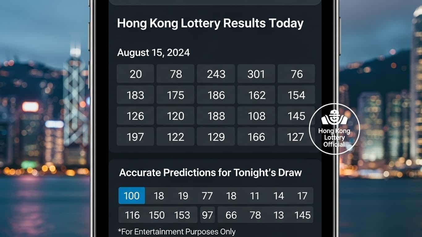 Pengeluaran HK Akurat Hari Ini: Hasil Resmi & Prediksi Jitu Malam Ini